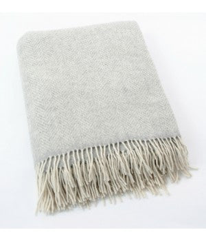 John Hanly Merino and Cashmere Blanket Throw 136 cm x 180 cm - Stuff & All Ltd 