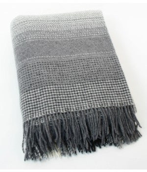 John Hanly Merino and Cashmere Blanket Throw - 136 cm x 180 cm - Stuff & All Ltd 