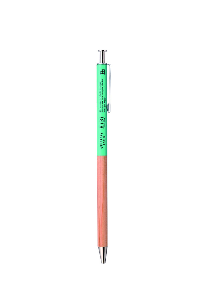 HiBi Japanese Ballpoint Pencil in Wood - Stuff & All Ltd 