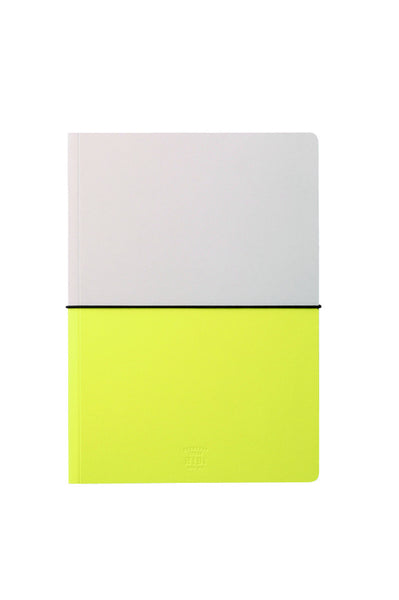 HiBi A5 Notebook H210xW148xD10mm Yellow - Stuff & All Ltd 