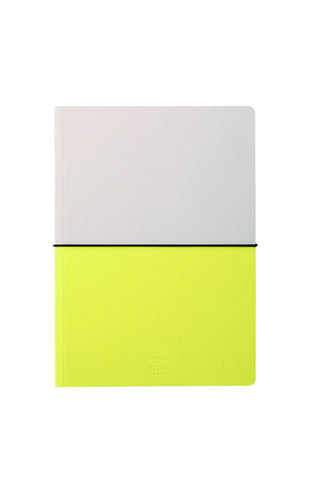 HiBi A5 Notebook H210xW148xD10mm Yellow - Stuff & All Ltd 