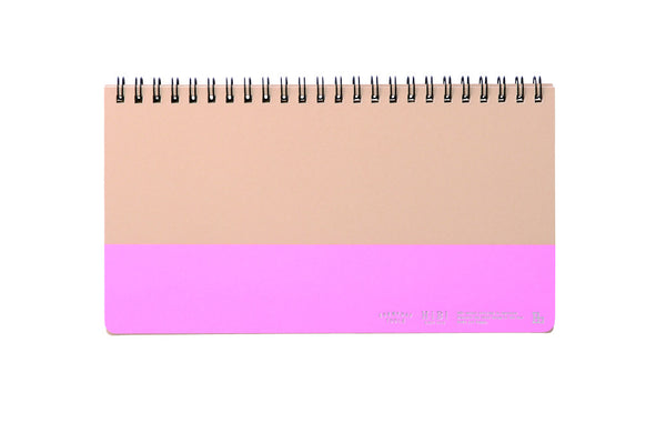 HiBi Weekly Notebook A5 11.8x21x1 cm Pink - Stuff & All Ltd 