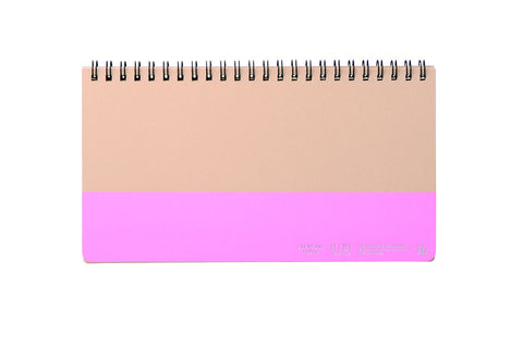 HiBi Weekly Notebook A5 11.8x21x1 cm Pink - Stuff & All Ltd 