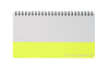 HiBi Weekly Notebook A5 11.8x21x1 cm Yellow - Stuff & All Ltd 