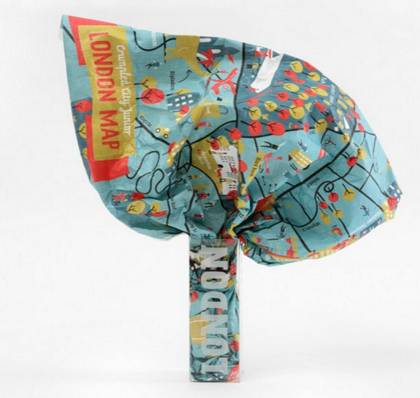 Junior London Waterproof Light Super Resistant Crumpled City Map - Stuff & All Ltd 