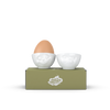 Tassen Egg Cup Happy and Hmpff - Stuff & All Ltd 