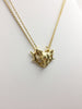 Phoebe 18 Carat Gold 'Sacred Heart' Deer Necklace - Stuff & All Ltd 