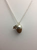 Phoebe Silver Sterling Acorn and Leaf Necklace Pendant - Stuff & All Ltd 