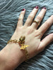 Phoebe Gold 18 Carat Double Chain Acorn Bracelet - Stuff & All Ltd 
