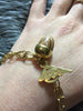 Phoebe Gold 18 Carat Double Chain Acorn Bracelet - Stuff & All Ltd 