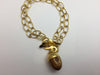 Phoebe Gold 18 Carat Double Chain Acorn Bracelet - Stuff & All Ltd 