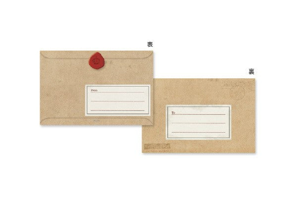 Midori Envelope Pad Kraft Small - Stuff & All Ltd 