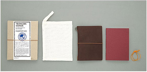 Midori Traveler's Passport Notebook Brown - Stuff & All Ltd 