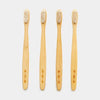 Men's Society Set of Four Bamboo Toothbrushes - Stuff & All Ltd 