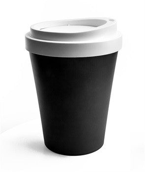 Qualy Black Bin Coffee Cup - Stuff & All Ltd 