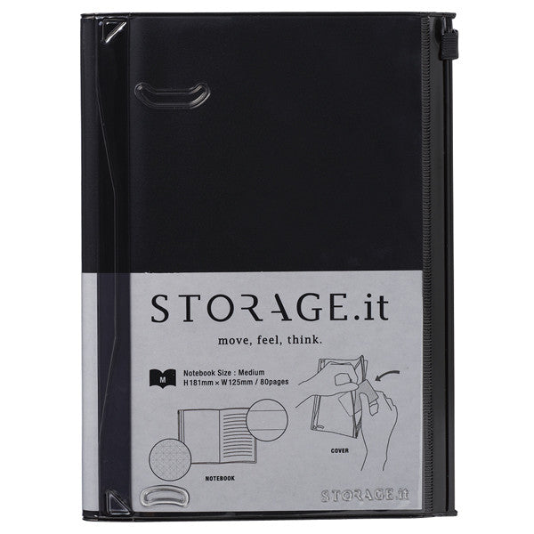 Storage.it Notebook A6 Black Or White - Stuff & All Ltd 