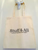 Stuff & All 120gms Organic Shopper Tote Bags - Double Sided Print - Stuff & All Ltd 