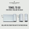 The Organic Company Towel To Go - Sports, Yoga and Beach - Stuff & All Ltd 