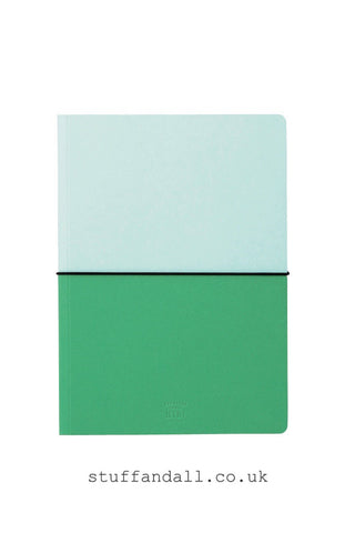 HiBi A5 Notebook H210xW148xD10mm Green - Stuff & All Ltd 