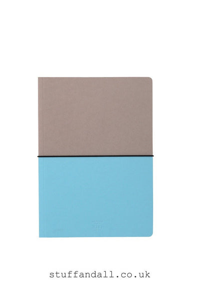 HiBi A5 Notebook H210xW148xD10mm Blue - Stuff & All Ltd 