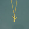 Phoebe Gold 18 Carat Cactus Pendant - Stuff & All Ltd 