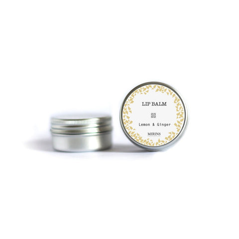 Mirins Lip Balm - Lemon and Ginger - Stuff & All Ltd 